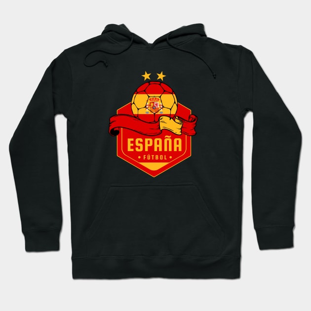 Espana Futbol Hoodie by footballomatic